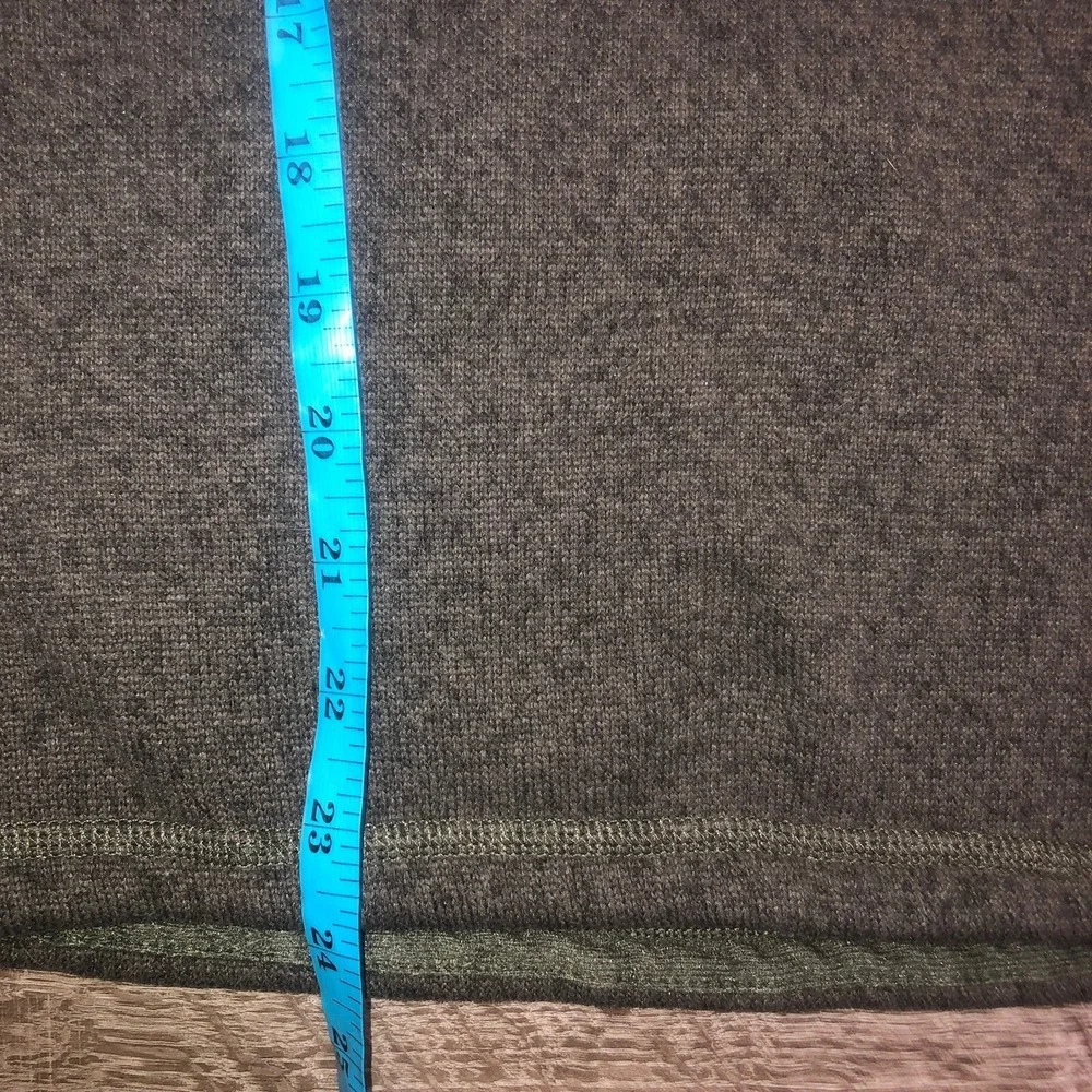 The North Face Sweater Men's S Gordon Lyons 1/4 Zip Pullover Taupe Green Heather